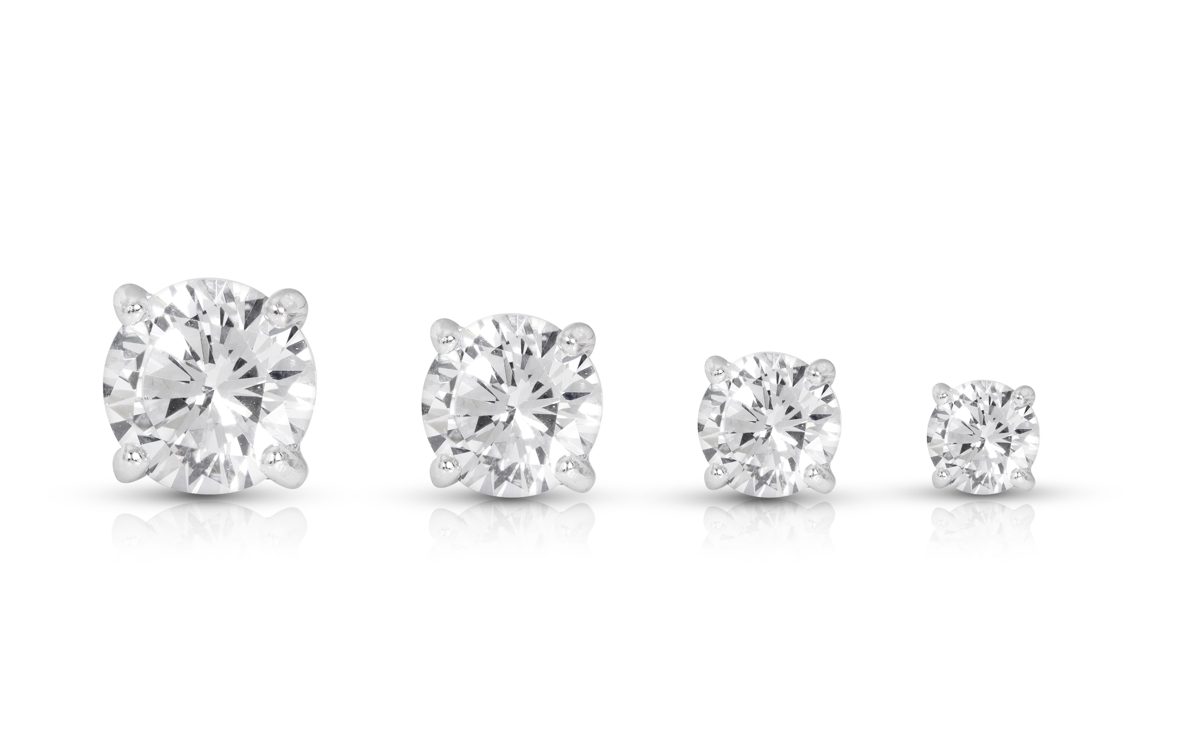 Best size diamond stud earrings